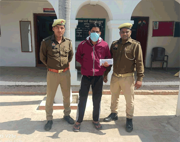 नकुड पुलिस ने सहारनपुर का टोप टेन अपराधी पकडकर जेल भेजा