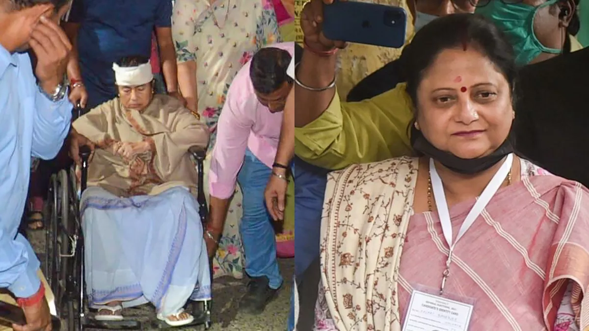 ममता के चोटिल होने पर भाभी काजरी बनर्जी का बयान- ‘घर में उन्हें धक्का कौन मारेगा?’