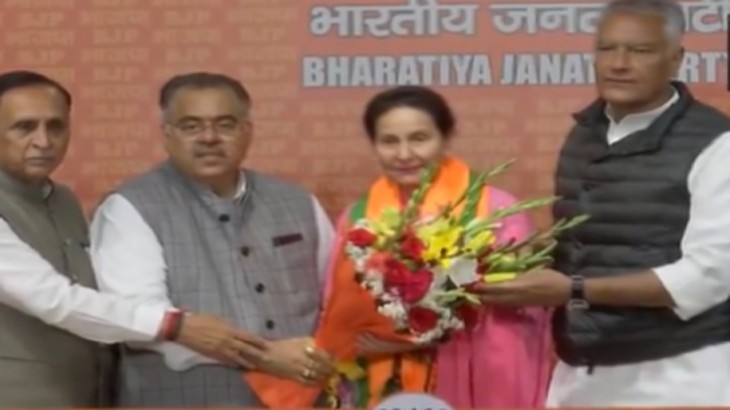 लोकसभा चुनाव से पहले कांग्रेस को झटका, कैप्टन अमरिंदर की पत्नी परनीत कौर बीजेपी में शामिल