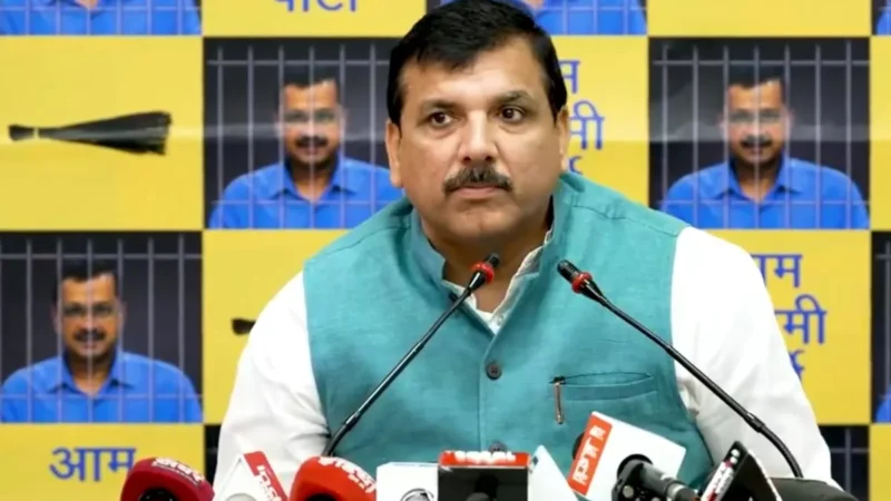 केजरीवाल के लिए यातना गृह बना तिहाड़, पीएम और एलजी 24 घंटे CCTV से कर रहे निगरानी : संजय सिंह