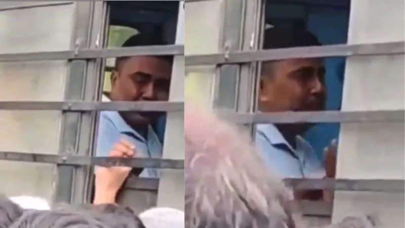‘निकल गई हेकड़ी…’ पुलिस वैन में पत्नी के सामने रोता नजर आया शाहजहां शेख, BJP ने कसा तंज