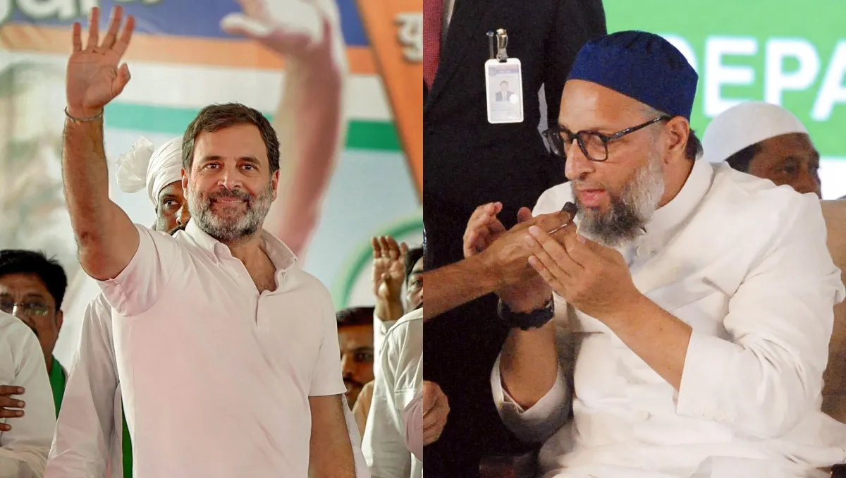 कांग्रेस के वोट न कटें इसलिए असदुद्दीन ओवैसी ने नहीं उतारा उम्मीदवार, कहा- यह चुनाव संविधान बचाने के लिए