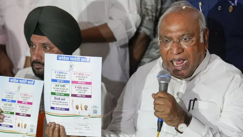 कांग्रेस आज जारी करेगी चुनाव घोषणापत्र, 5 ‘न्याय’ के साथ देगी 25 ‘गारंटी’