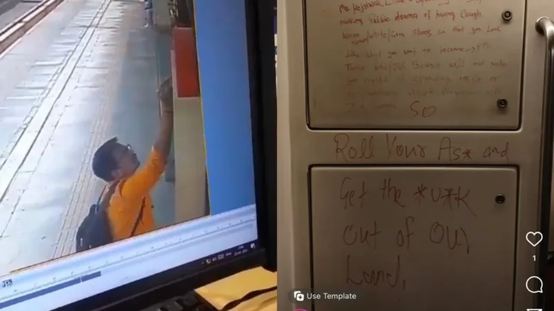 अरविंद केजरीवाल पर धमकी भरे मैसेज लिखने वाला शख्स CCTV कैमरे में कैद, नामी बैंक का है कर्मचारी