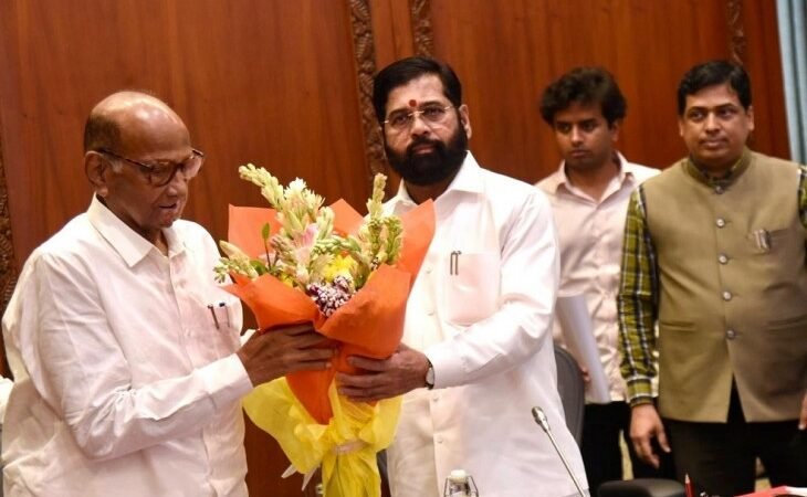 सियासी हलचल के बीच शरद पवार ने की CM एकनाथ शिंदे से मुलाकात, जानें क्या हुई बात