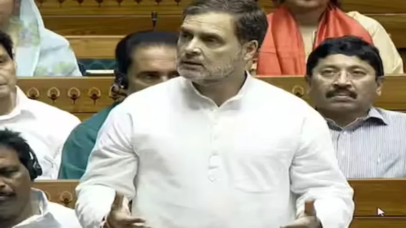 आखिर राहुल गांधी ने ऐसा क्या कह दिया, सदन में मच गया हंगामा