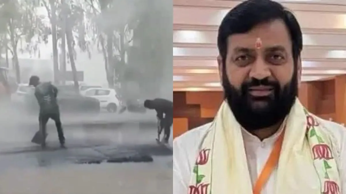 बारिश के दौरान सड़क निर्माण को लेकर कांग्रेस ने हरियाणा सरकार को घेरा, अब CM नायब सैनी ने दिया जवाब