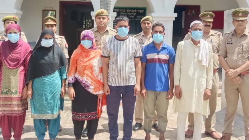 नकुड़: पुलिस कस्टडी से भगाने वाले छह आरोपी गिरफ्तार