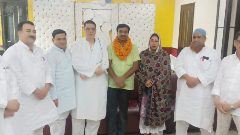 शिवकुमार गुप्ता स्थानीय निकाय संगठन के जिलाध्यक्ष चुने गये