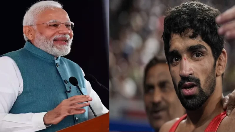 ‘पहलवानों की बदौलत हमें और भी गर्व हुआ’, रेसलिंग में ब्रॉन्ज मेडल आने पर PM ने इस तरह जताई खुशी, सहरावत को दी बधाई