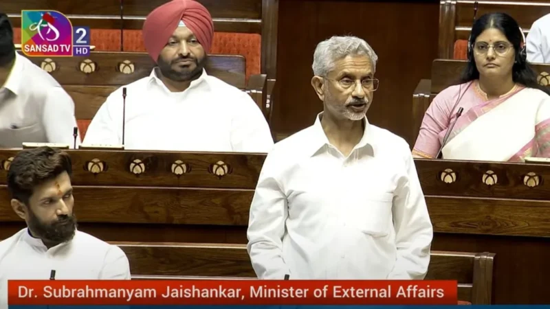 भारत-बांग्लादेश के रिश्ते मजबूत, शेख हसीना को हटाना ही प्रदर्शन का एक मात्र था एजेंडा, राज्यसभा में बोले विदेश मंत्री