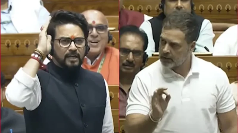 जाति पर राहुल गांधी Vs अनुराग ठाकुर, NDA-INDIA में से किसे फायदा, कांग्रेस के जाल में फंस रही BJP?
