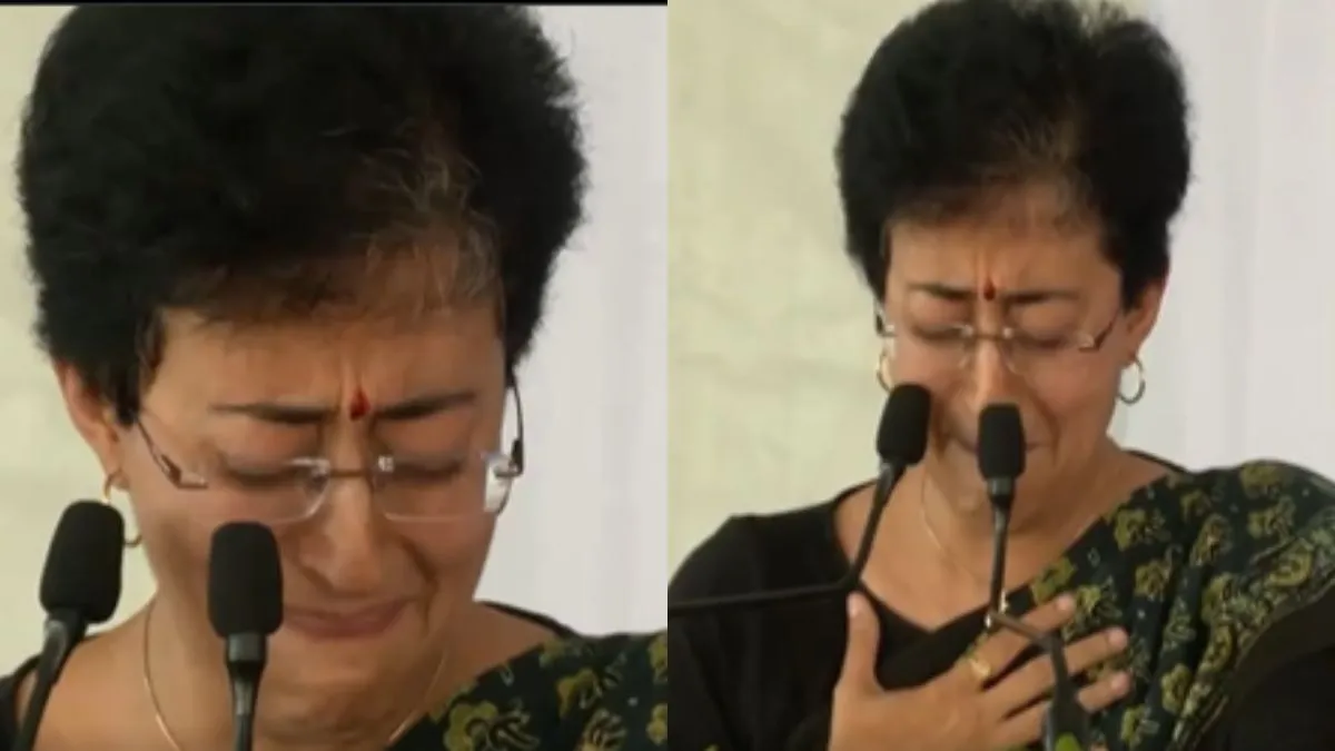 मनीष सिसोदिया को सुप्रीम कोर्ट से जमानत मिलते ही फफक कर रोने लगीं आतिशी