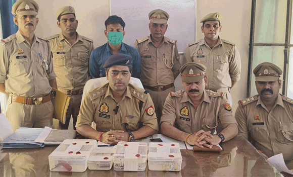 पुलिस ने किया चोरी की घटनाओं का खुलासा, एक शातिर चोर किया गिरफ्तार