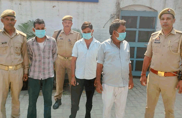 पुलिस के हत्थे चढ़े तीन वारंटी आरोपी