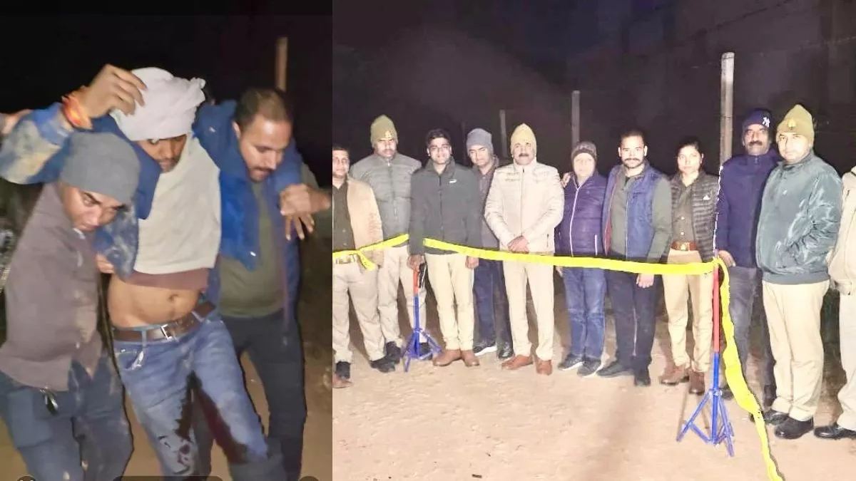 लोकसभा अध्यक्ष के रिश्तेदार के घर चोरी करने वाला बदमाश मुठभेड़ में गिरफ्तार, पैर में गोली लगने से घायल