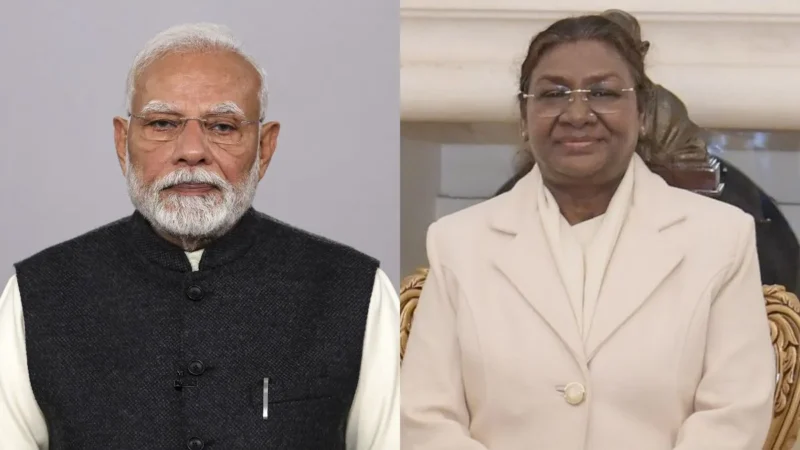 नए साल के जश्न में डूबा देश, राष्ट्रपति और पीएम मोदी ने देशवासियों को दी शुभकामनाएं