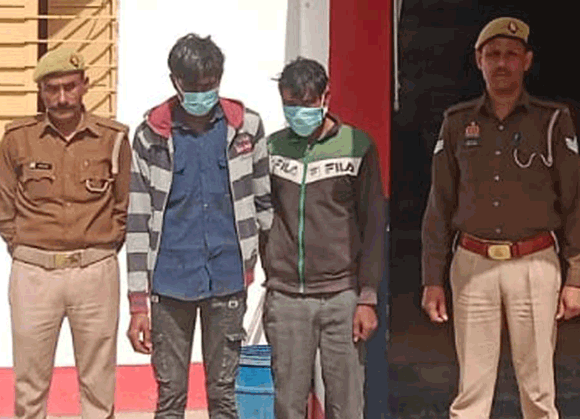 पुलिस ने दबोचे दो शातिर गौकश, उपकरण व जिंदा गौवंश बरामद