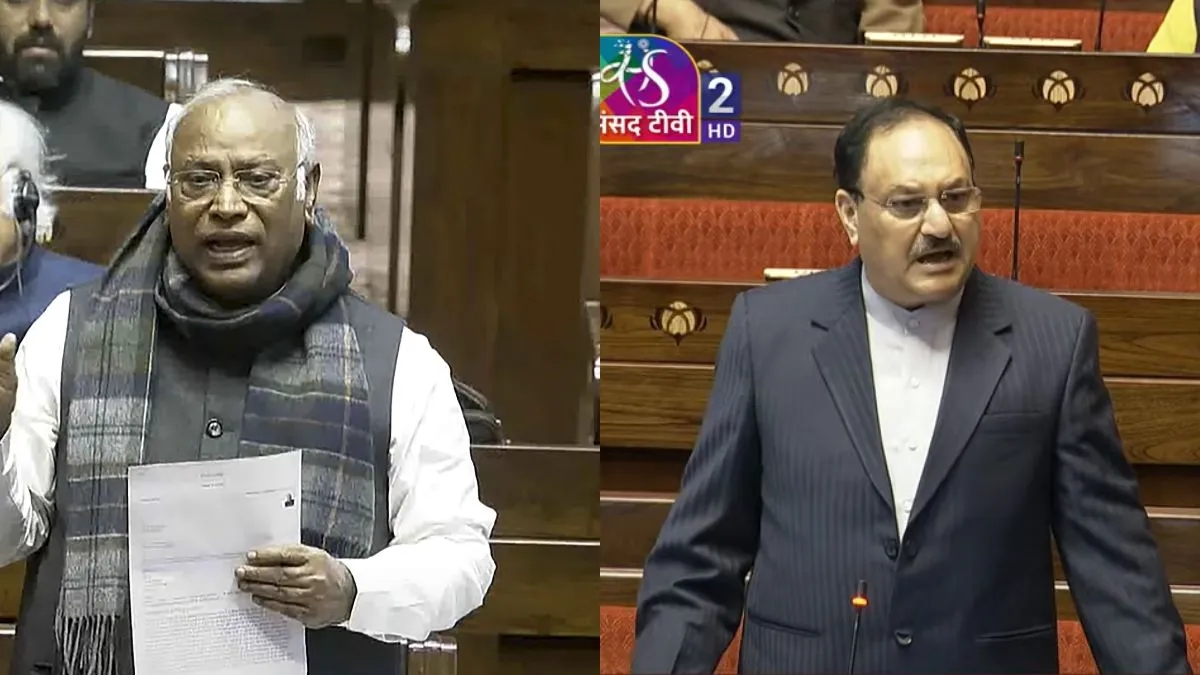 राज्यसभा में वक्फ बिल पर पेश की गई जेपीसी रिपोर्ट, खरगे बोले- ‘फर्जी रिपोर्ट नहीं मानेंगे’, नड्डा ने किया पलटवार