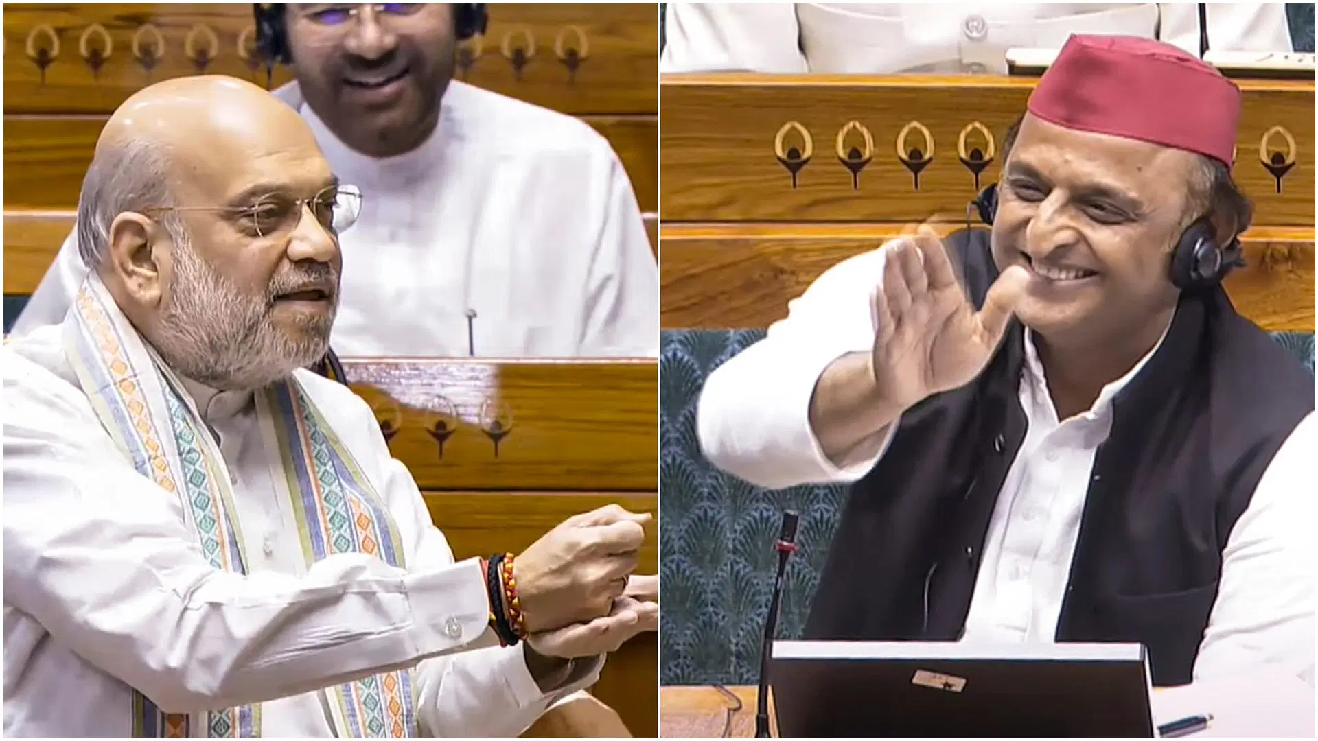 वक्फ बिल को लेकर लोकसभा में आमने-सामने हुए अखिलेश-शाह, गृहमंत्री ने कसा तंज तो सपा प्रमुख ने जोड़ लिए हाथ