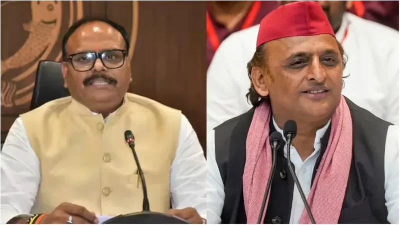 डिप्टी सीएम ब्रजेश पाठक और अखिलेश यादव के बीच जुबानी जंग तेज, समाजवादी पार्टी के डीएनए पर किया सवाल
