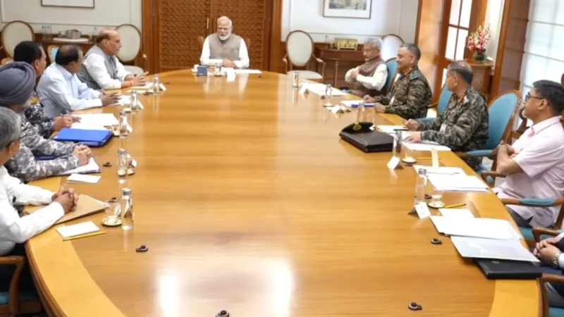पीएम मोदी की अहम बैठक, रक्षा मंत्री, NSA डोभाल, CDS और तीनों सेना के प्रमुख मौजूद