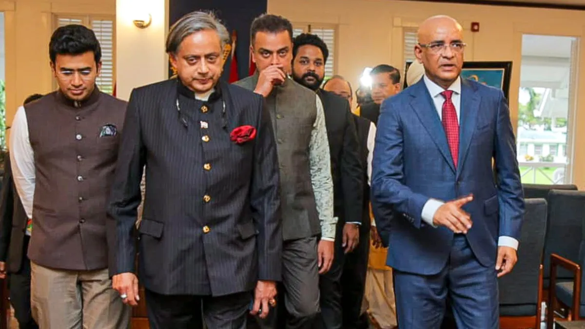 गुयाना से शशि थरूर की दो टूक: “हम शांति चाहते हैं, लेकिन जवाब देना भी जानते हैं”