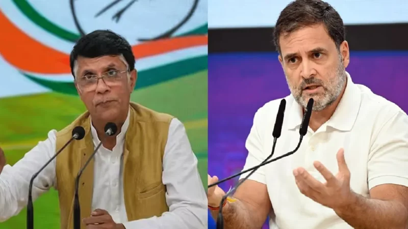 राहुल गांधी के बचाव में आई कांग्रेस, पवन खेड़ा बोले- हाथ आई पाक की गर्दन छोड़ दिखाई कायरता