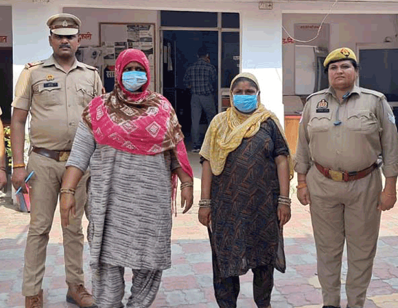 ठगी करने वाली महिलाओं को भेजा जेल, आभूषण बरामद