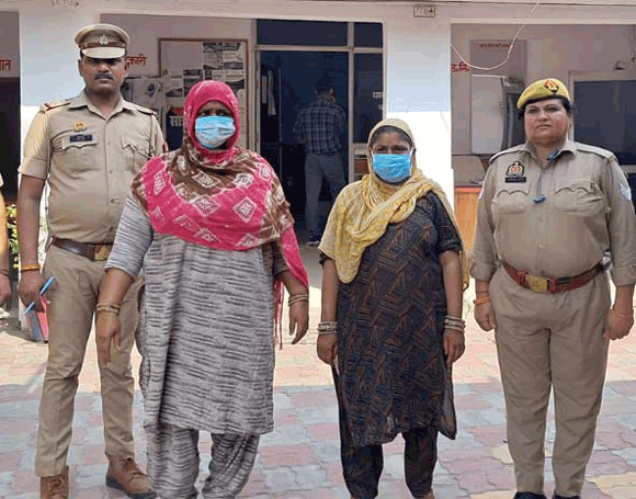 ठगी करने वाली महिलाओं को भेजा जेल, आभूषण बरामद