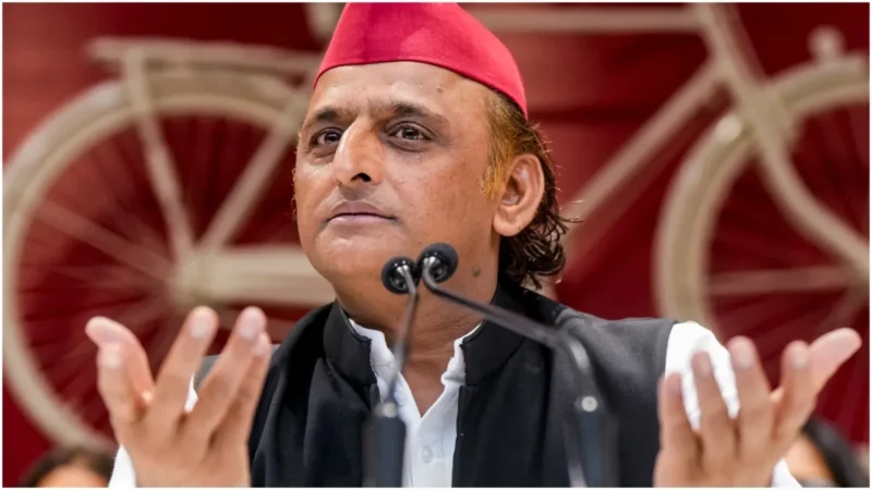 सपा प्रमुख अखिलेश यादव ने भाजपा पर साधा निशाना, ओपी राजभर पर कही ये बात