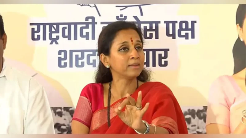 महाराष्ट्र हिंदी विवादः उद्धव-राज ठाकरे के समर्थन में उतरीं सुप्रिया सुले, विरोध मार्च में शामिल होगी शरद पवार की पार्टी