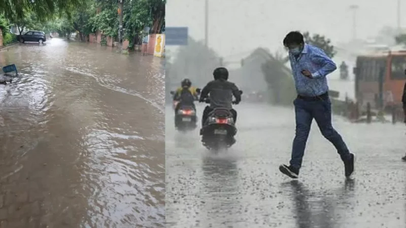 दिल्ली-NCR में झमाझम बारिश, गर्मी से मिली राहत; जलभराव से बढ़ी ऑफिस जाने वालों की टेंशन