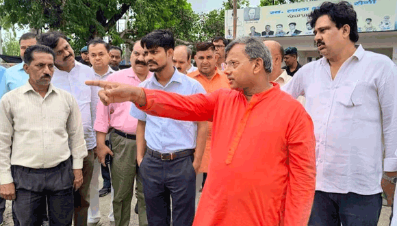 महापौर व नगरायुक्त ने किया गोगा महाड़ी का निरीक्षण