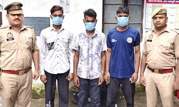 पुलिस ने मारपीट करने के तीन आरोपी किए गिरफ्तार