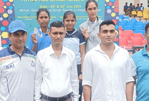 राज्य सीनियर एथलेटिक्स में सहारनपुर की तापसी ने स्वर्ण पर कब्जा