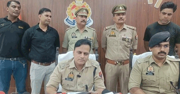 पुलिस ने मुठभेड़ में घायलावस्था में दबोचा एक लाख रूपए का इनामी बदमाश, दो साथी फरार
