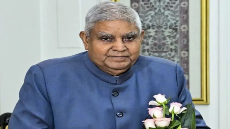 जगदीप धनखड़ ने उपराष्ट्रपति के पद से दिया इस्तीफा, सामने आई बड़ी वजह, अपने कार्यकाल को किया याद