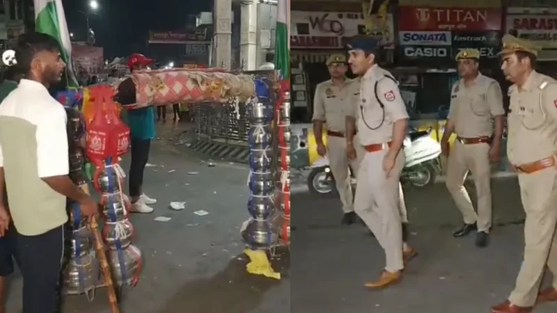मुजफ्फरनगर में कांवड़ पर थूकने की घटना से बवाल, कांवड़ियों ने किया रोड जाम – आरोपी गिरफ्तार