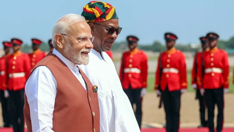 Ghana को China के जाल से बाहर निकालेंगे मोदी, President Mahama से वार्ता के बाद दोनों देशों के बीच हुए कई समझौते