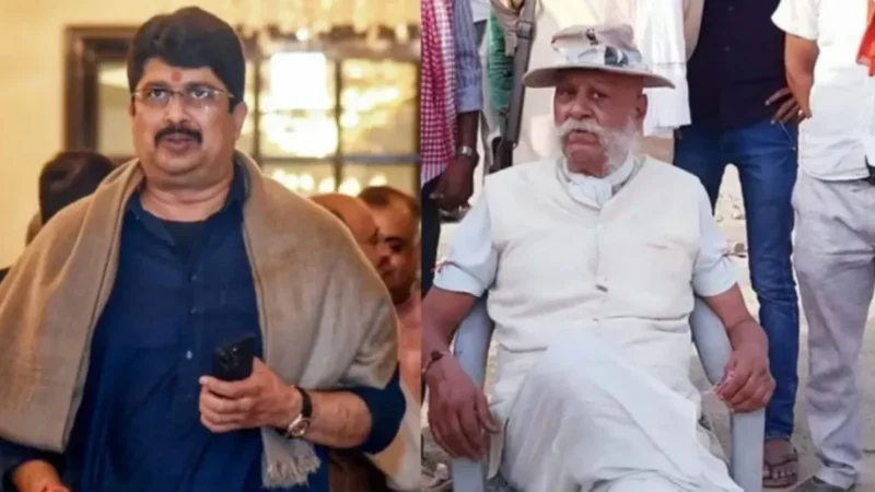 बाहुबली विधायक राजा भइया के पिता उदय प्रताप सिंह 13 समर्थकों के साथ नजरबंद, घर के बाहर चिपका नोटिस
