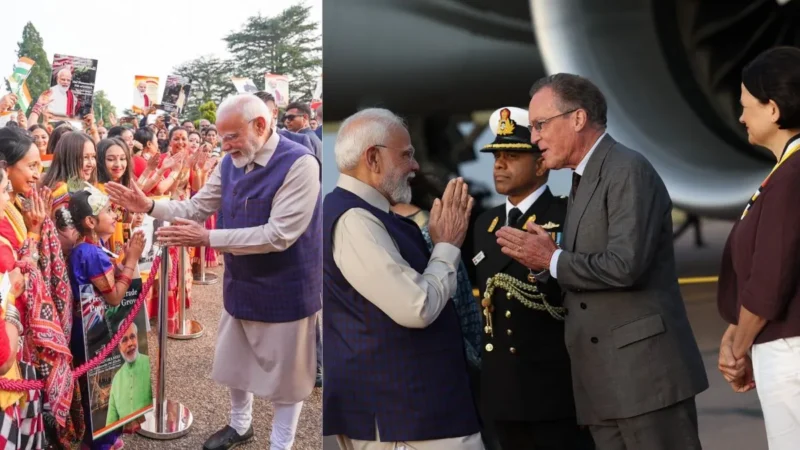 प्रधानमंत्री मोदी पहुंचे यूके, लंदन में हुआ जोरदार स्वागत; लिखा-“वास्तव में हृदयस्पर्शी”