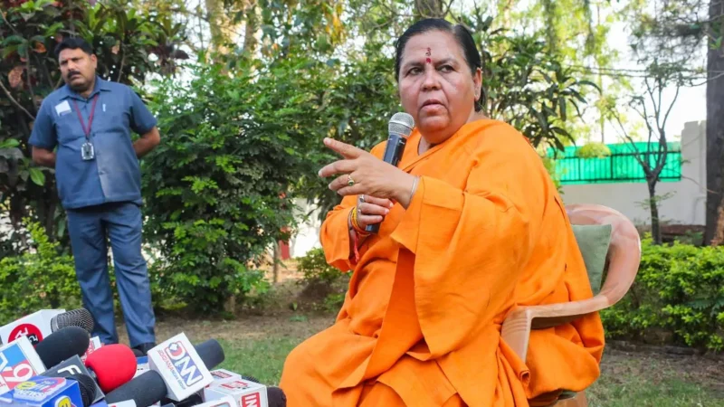 ‘भगवा आतंकवाद कहनेवाले कांग्रेस नेता माफी मांगें’, मालेगांव ब्लास्ट केस में NIA कोर्ट के फैसले पर बोलीं उमा भारती