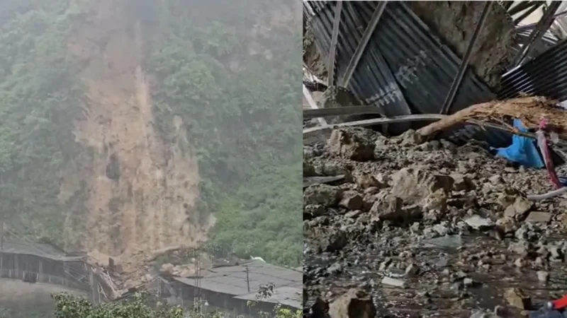 माता वैष्णो देवी यात्रा मार्ग पर भयानक लैंडस्लाइड, कई लोग घायल