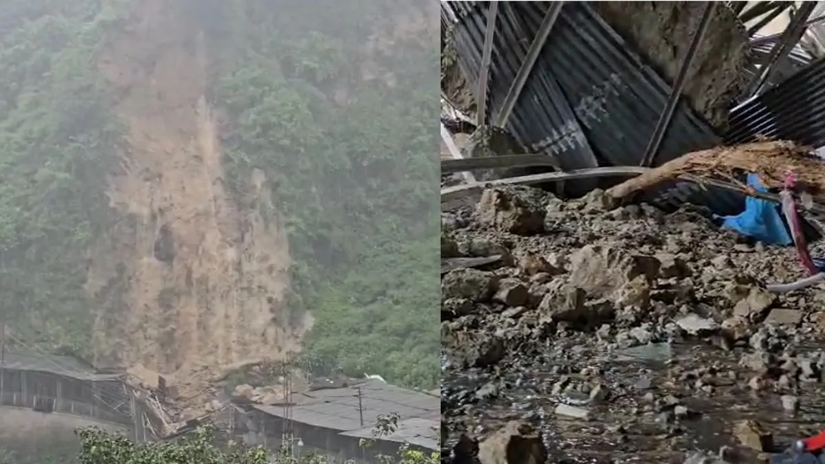 माता वैष्णो देवी यात्रा मार्ग पर भयानक लैंडस्लाइड, कई लोग घायल