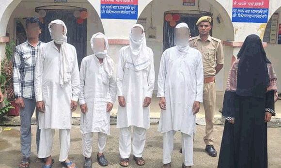 नागल पुलिस एक महिला समेत पकड़े छह वारंटी