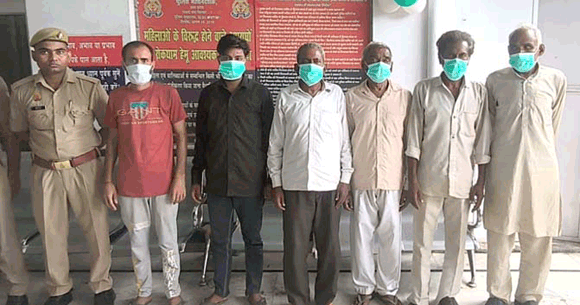 देहात कोतवाली पुलिस ने आधा दर्जन वारंटी आरोपियों को किया गिरफ्तार