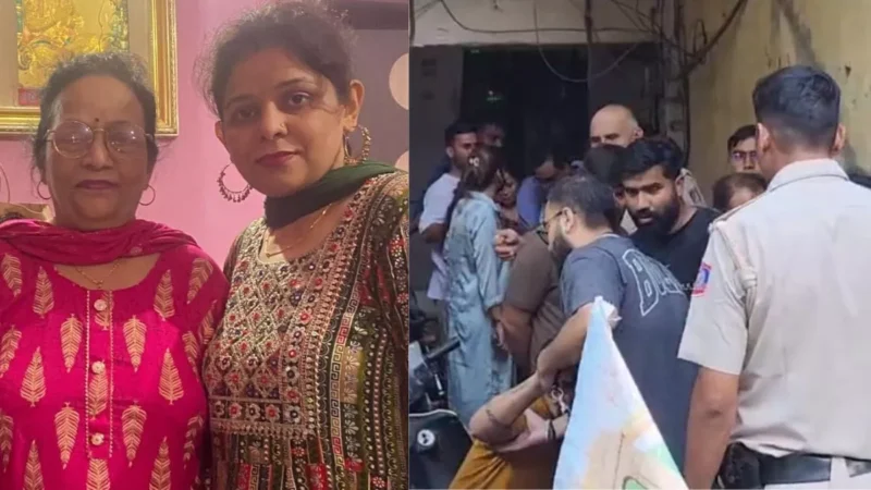 दिल्ली: रोहिणी में सास और पत्नी की चाकू घोंप कर हत्या, आरोपी दामाद दो बच्चों को लेकर फरार