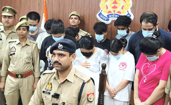 नगर कोतवाली पुलिस ने किया अंतर्राष्ट्रीय ऑनलाईन ठगी करने वाले गिरोह का पर्दाफाश