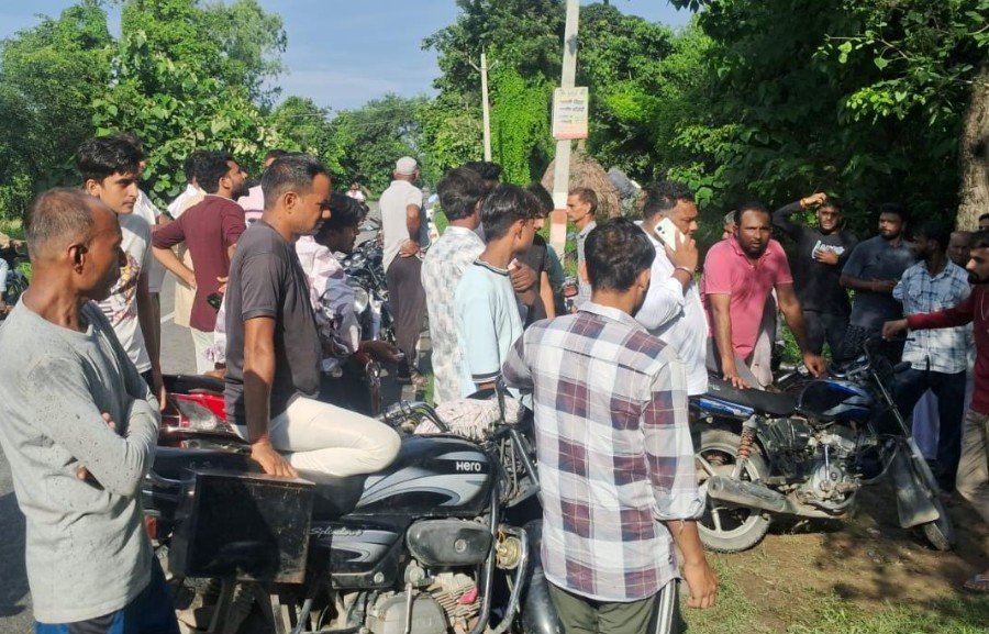 सहारनपुर रोड ढकदेवी मे हाईवोल्टेज करंट की चपेट मे आने से एक दर्जन भेड मरी